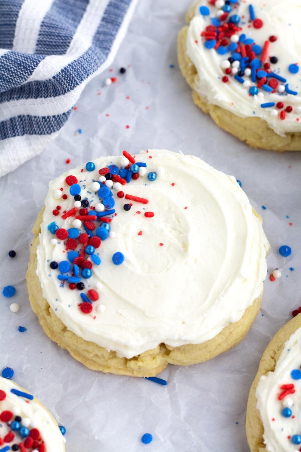 Soft 4th Of July Sugar Cookies