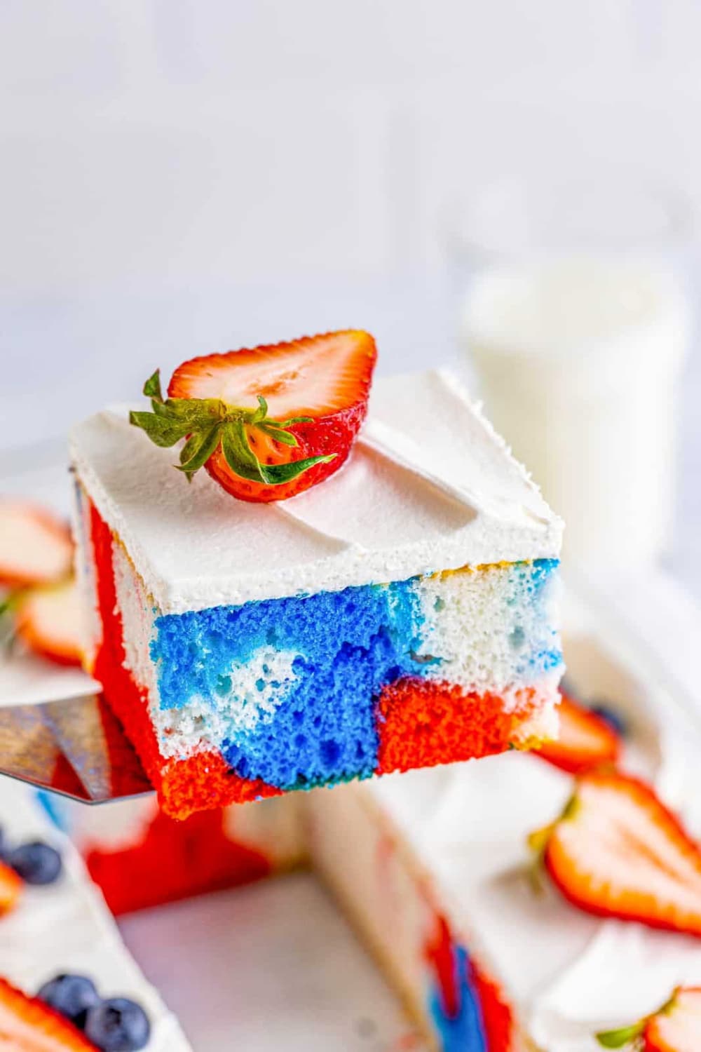 Tie Dye 4th Of July Cake