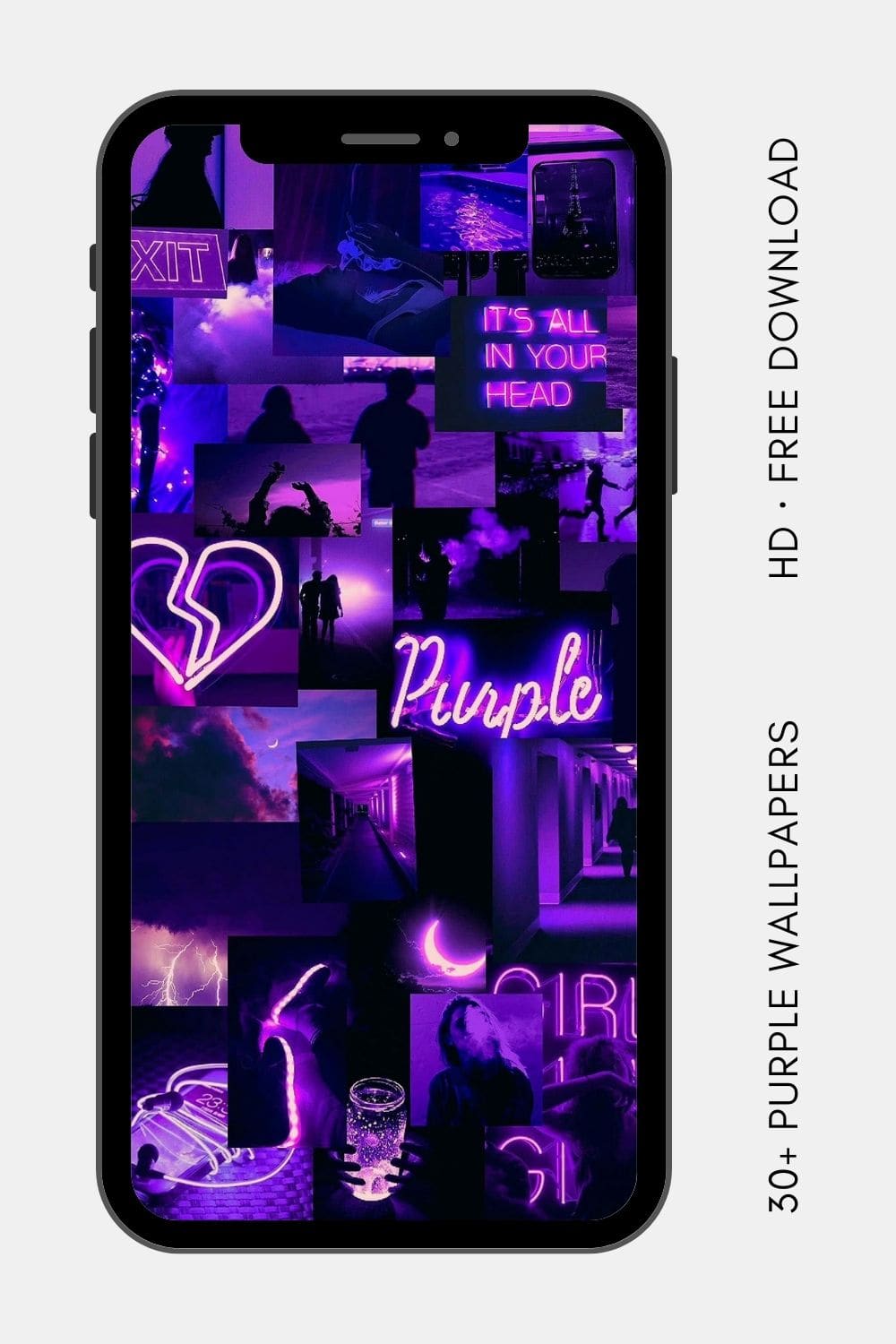 HD Purple Tone Phone Wallpaper