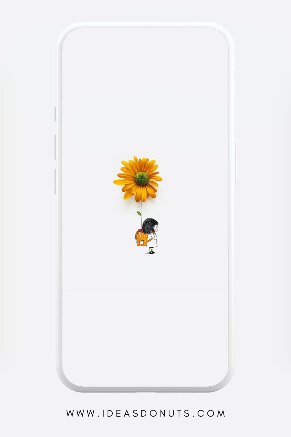 Girl and Sunflower