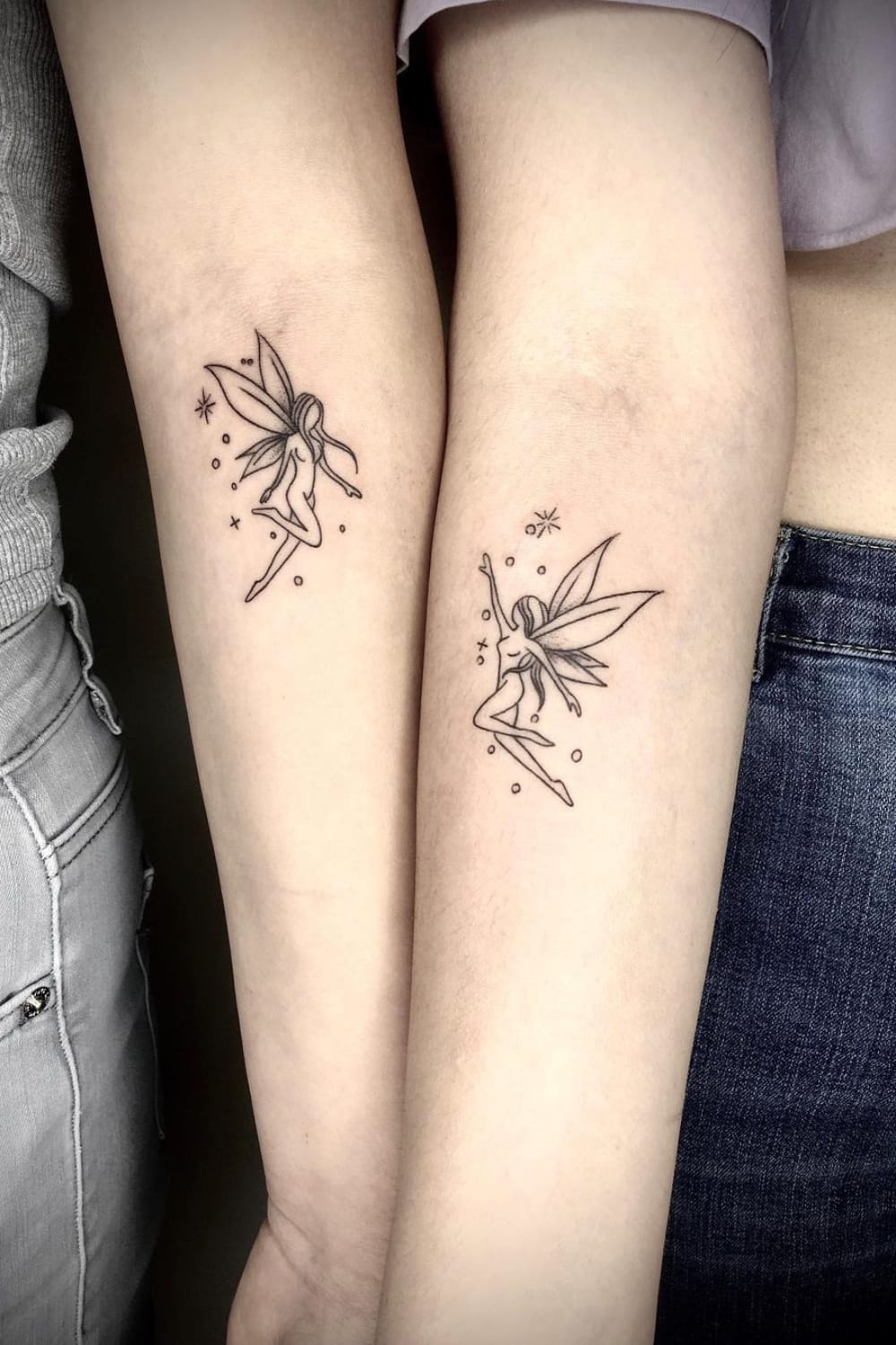 Petit tatouage d'amitié de fée