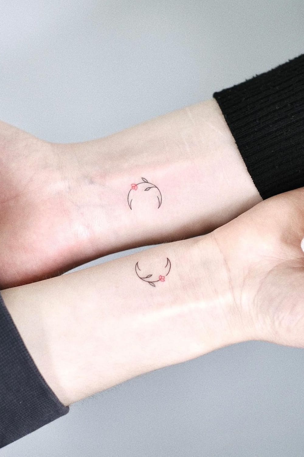 Moon Friendship Tattoo