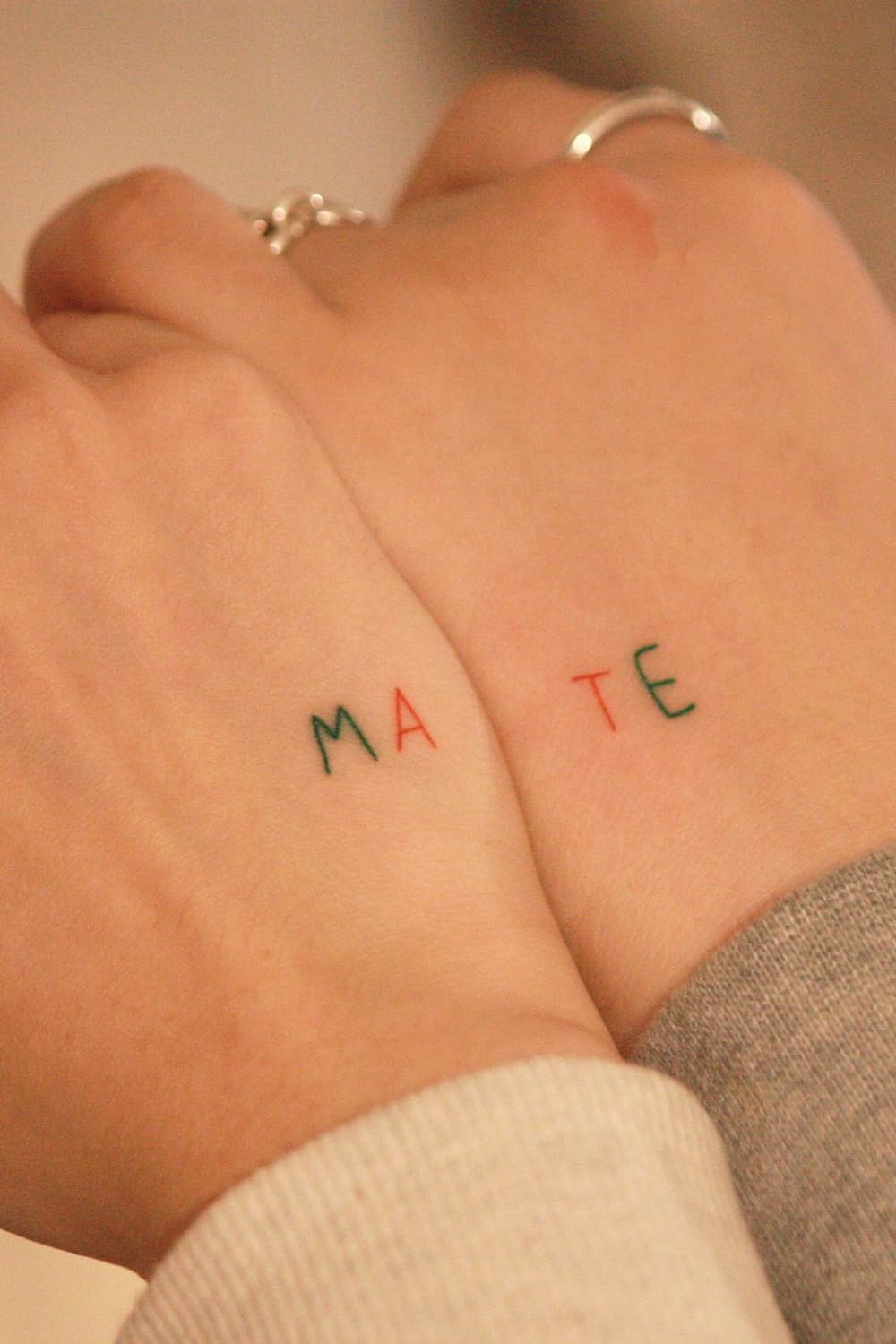 Word Friendship Tattoo