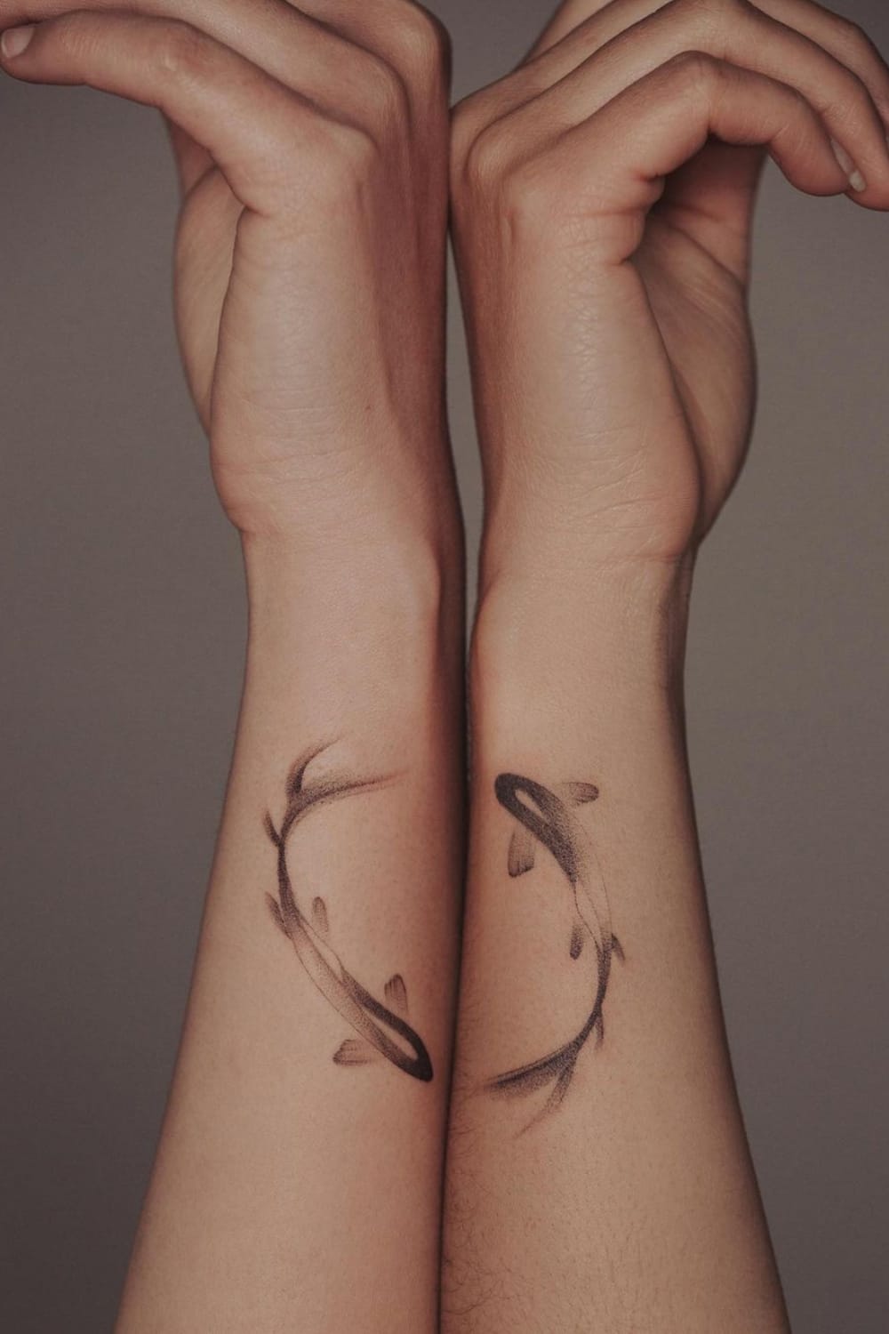 Couple Koi Fish Tattoo