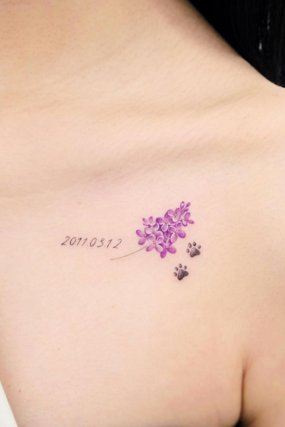 Lilac Tattoo Idea