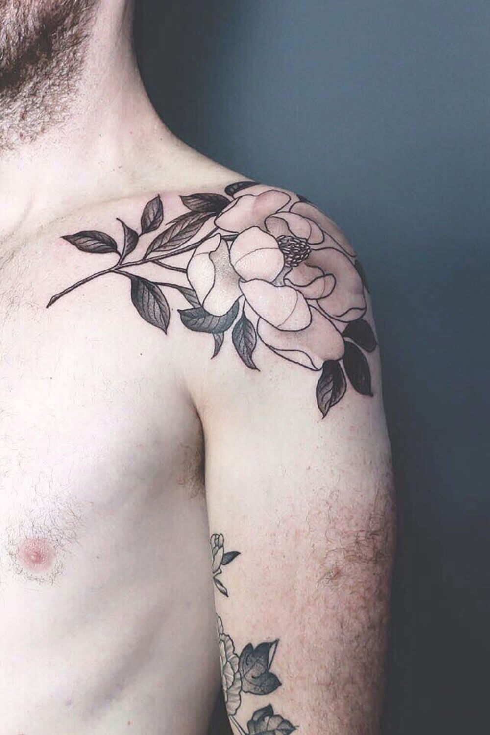 Magnolia Tattoo For Men