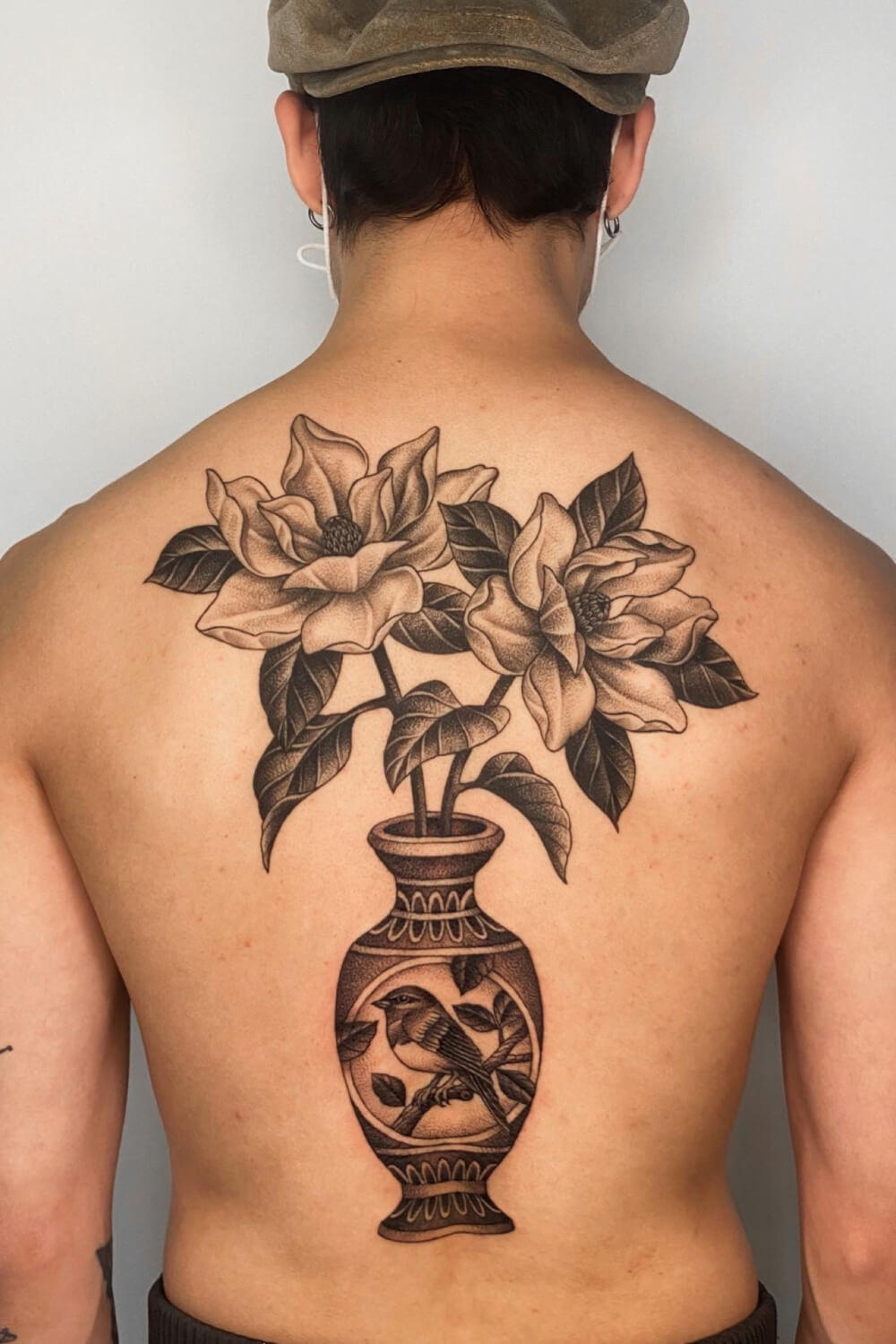 Magnolia Tattoo For Men