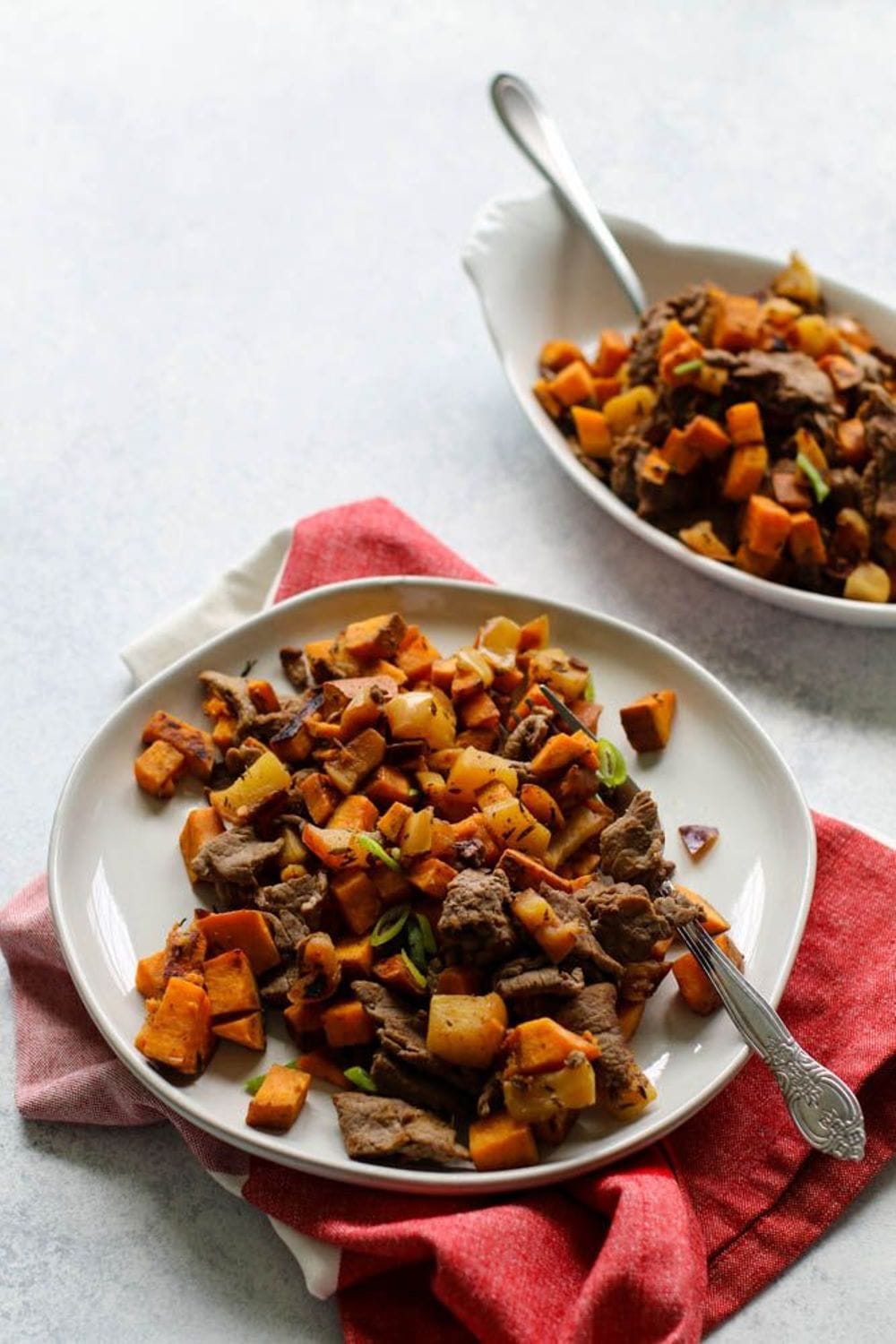 Steak, Sweet Potato and Apple Hash Meal Prep