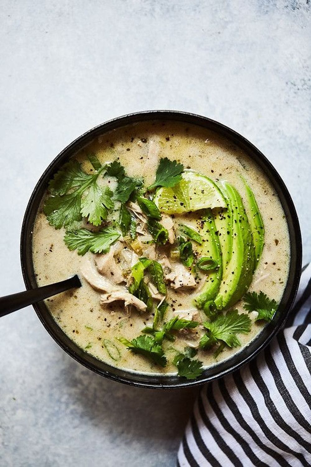 White Chicken Chili {Keto, Paleo, Whole30, Nightshade-free}